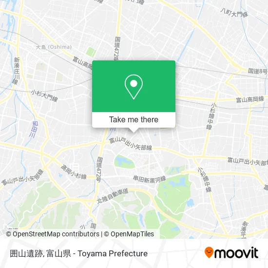 囲山遺跡 map
