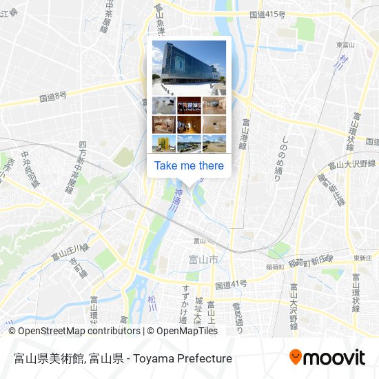 富山県美術館 map