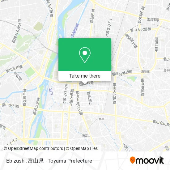 Ebizushi map