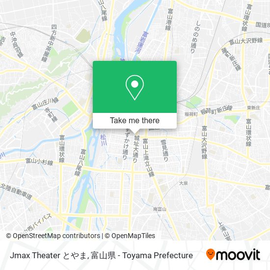 Jmax Theater とやま map