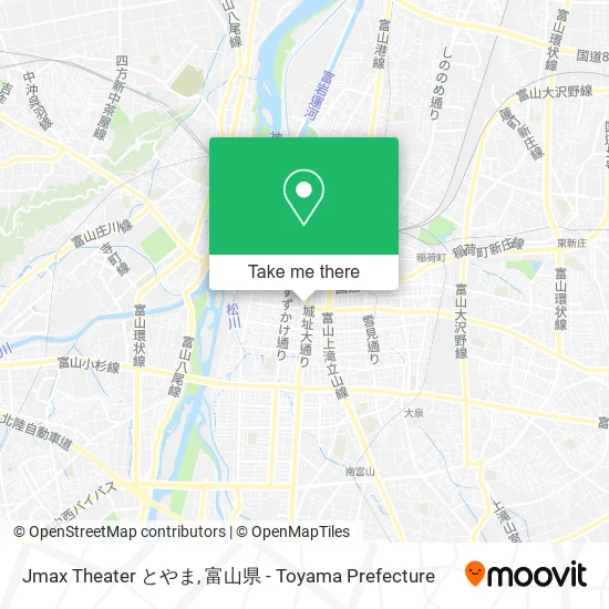 Jmax Theater とやま map