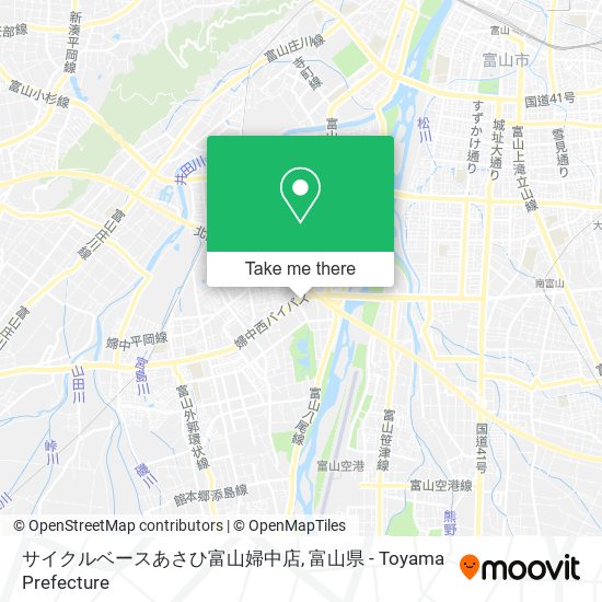 サイクルベースあさひ富山婦中店 map