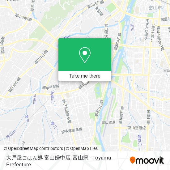 大戸屋ごはん処 富山婦中店 map