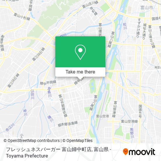 フレッシュネスバーガー 富山婦中町店 map