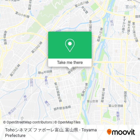 Tohoシネマズ ファボーレ富山 map