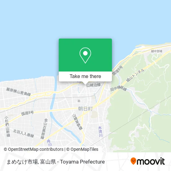 まめなけ市場 map