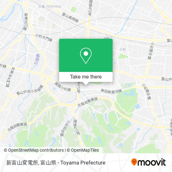 新富山変電所 map