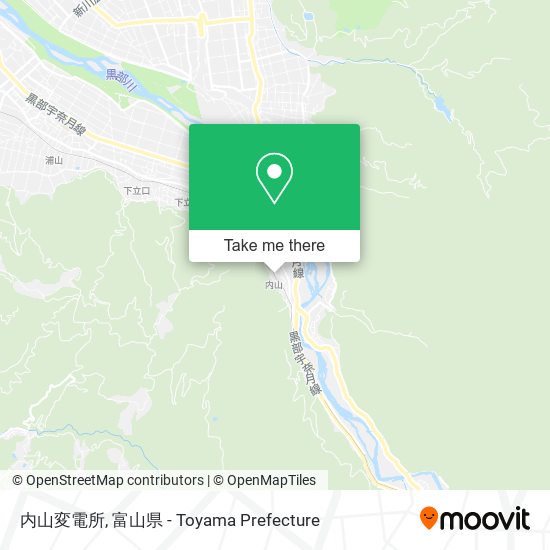 内山変電所 map