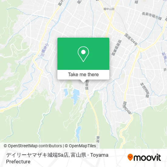 デイリーヤマザキ城端Sa店 map