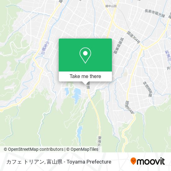 カフェ トリアン map