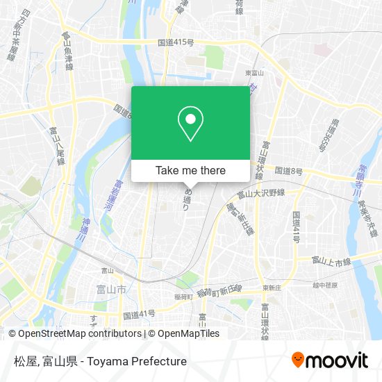松屋 map