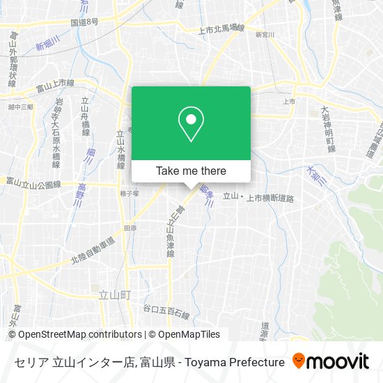 セリア 立山インター店 map