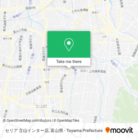 セリア 立山インター店 map