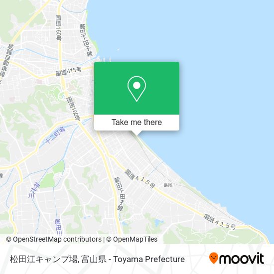 松田江キャンプ場 map