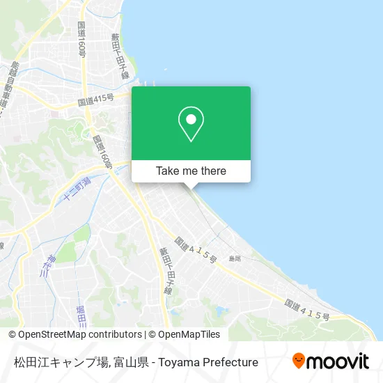 松田江キャンプ場 map