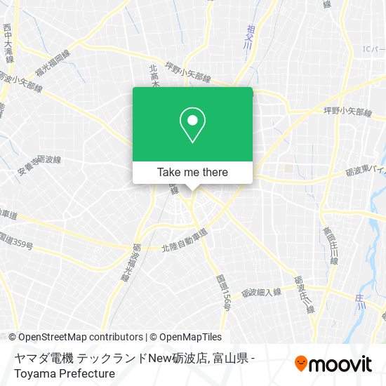 ヤマダ電機 テックランドNew砺波店 map