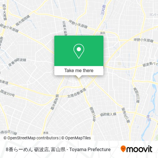 8番らーめん 砺波店 map