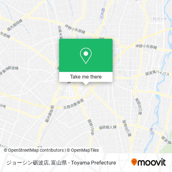 ジョーシン砺波店 map