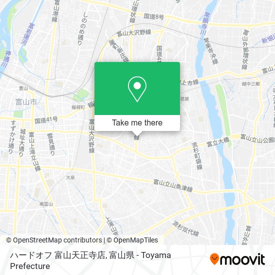 ハードオフ 富山天正寺店 map