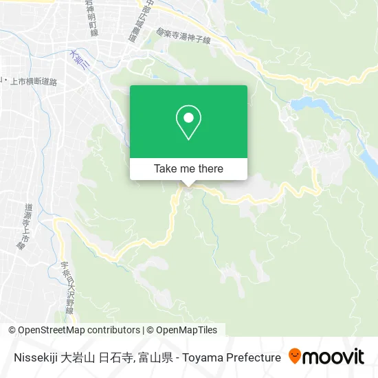 Nissekiji 大岩山 日石寺 map