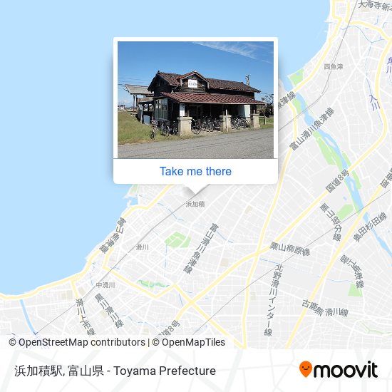 浜加積駅 map