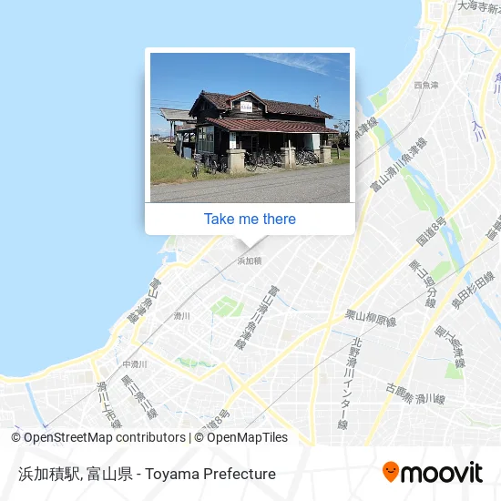 浜加積駅 map