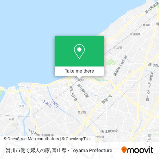 滑川市働く婦人の家 map
