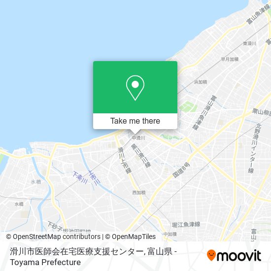 滑川市医師会在宅医療支援センター map