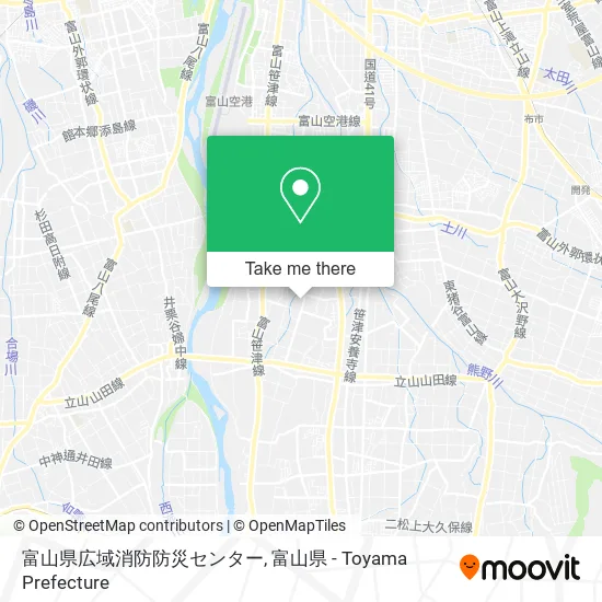 富山県広域消防防災センター map
