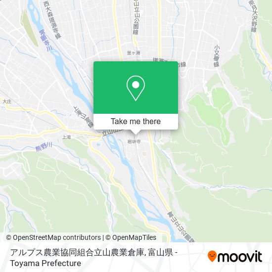 アルプス農業協同組合立山農業倉庫 map