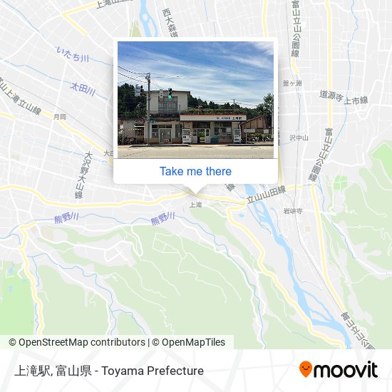 上滝駅 map
