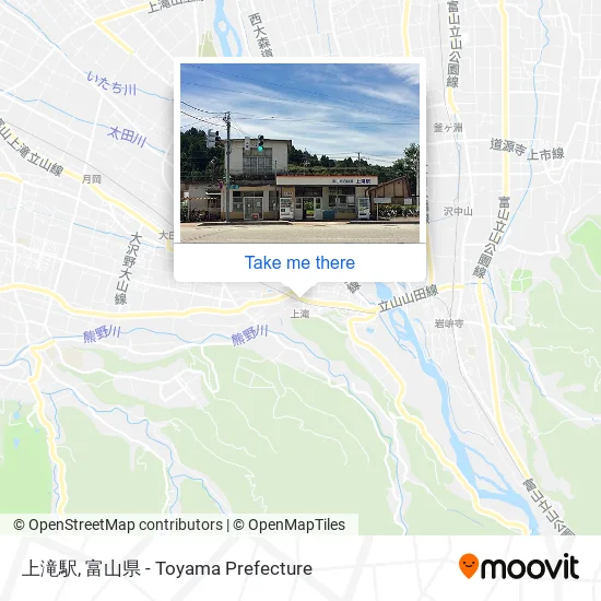 上滝駅 map