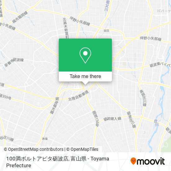 100満ボルトアピタ砺波店 map