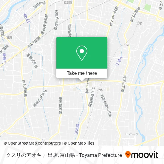 クスリのアオキ 戸出店 map