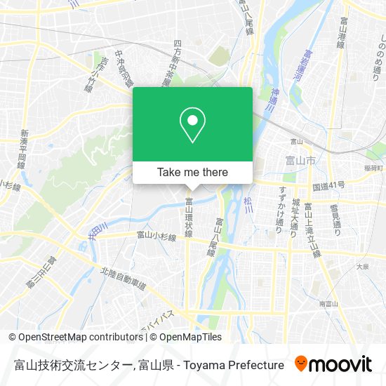富山技術交流センター map