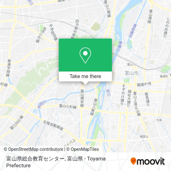 富山県総合教育センター map