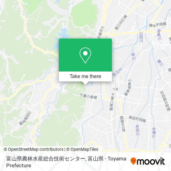 富山県農林水産総合技術センター map
