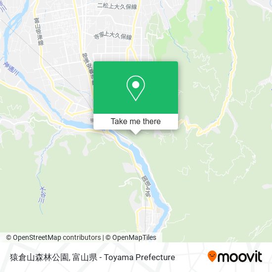猿倉山森林公園 map