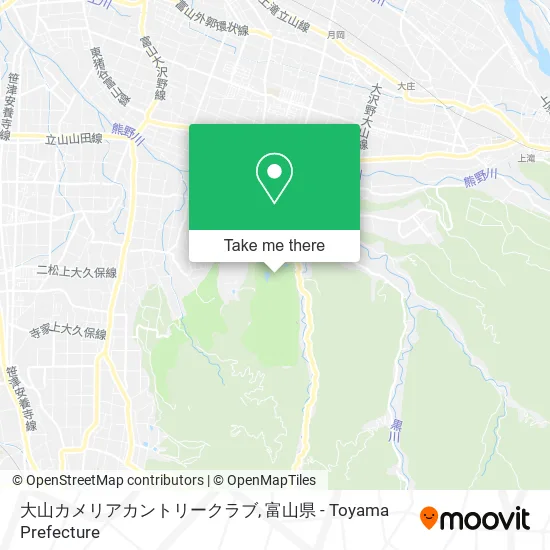 大山カメリアカントリークラブ map