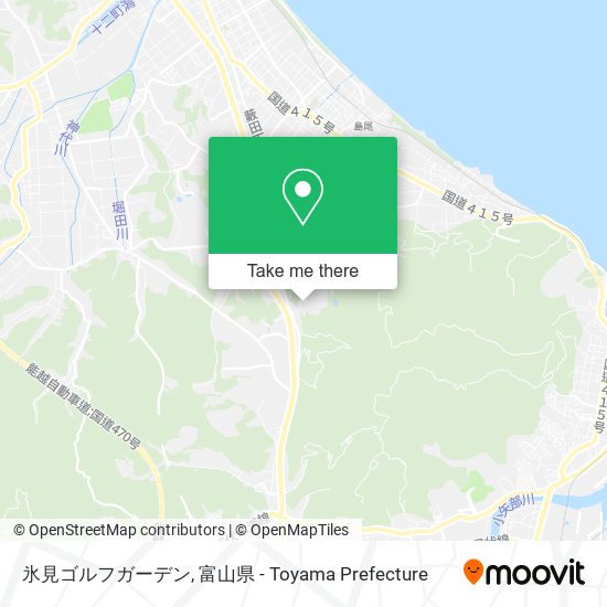 氷見ゴルフガーデン map