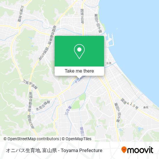 オニバス生育地 map