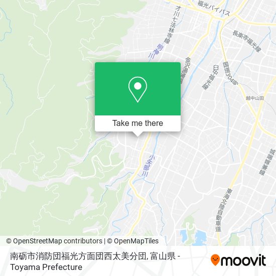 南砺市消防団福光方面団西太美分団 map
