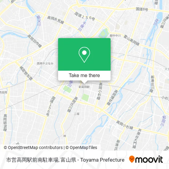 市営高岡駅前南駐車場 map