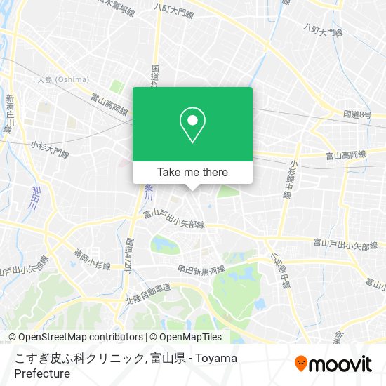 こすぎ皮ふ科クリニック map