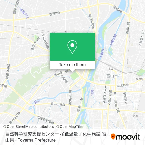 自然科学研究支援センター 極低温量子化学施設 map