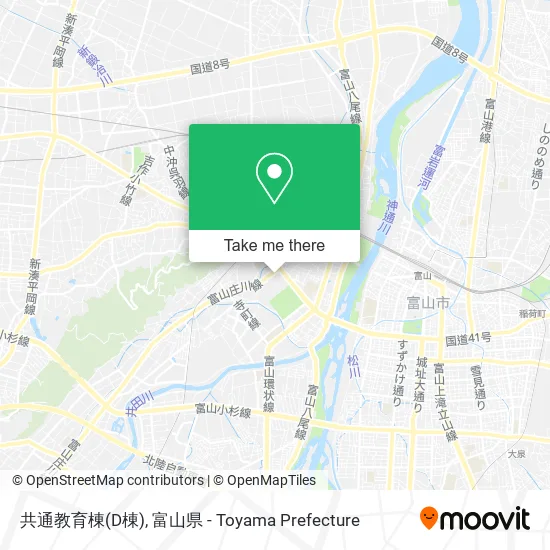 共通教育棟(D棟) map