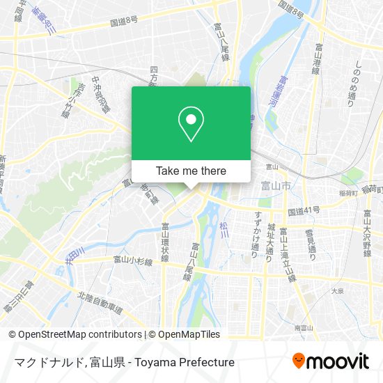 マクドナルド map