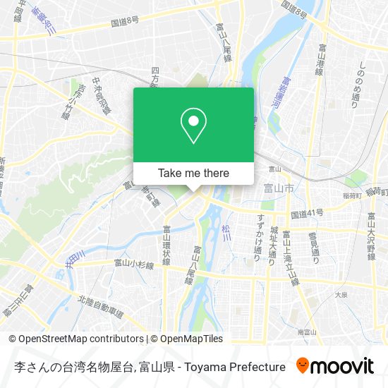 李さんの台湾名物屋台 map