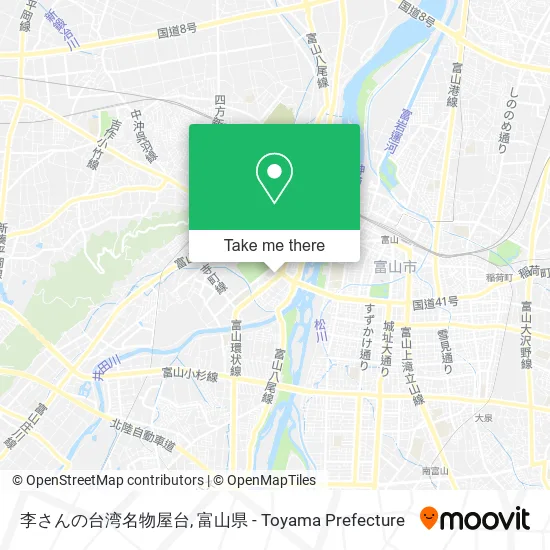 李さんの台湾名物屋台 map
