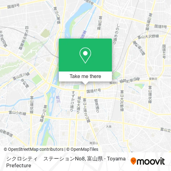 シクロシティ　ステーションNo8 map